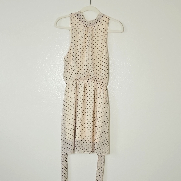 Sweet Pea Cream and Black Polka Dot Dress - Picture 1 of 7